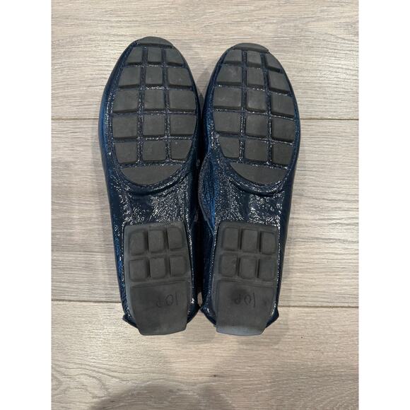 Marc Joseph NY Patent Leather East Village Loafer Navy 9 - Picture 3 of 4